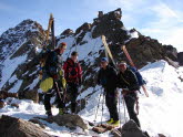 Skitouren Stubai - auch Klettern ist angesagt