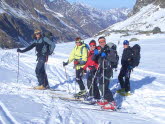 Skitouren Stubai - eine muntere Truppe